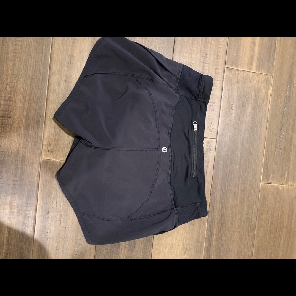 Black Lululemon Shorts Size 4